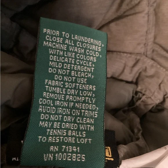 L.L.BEAN PACKABLE LONG JACKET GOOSE DOWN SZ M - Picture 9 of 10